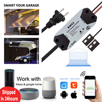 Wofea-Inteligentny sterownik do drzwi garażowych z WiFi, kontroler kompatybilny z systemami Alexa/Echo/Google Home/aplikacje Smartlife/Tuya, nie wymaga koncentratora sieciowego 1